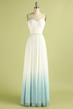 Robe de demoiselle d'honneur blanche