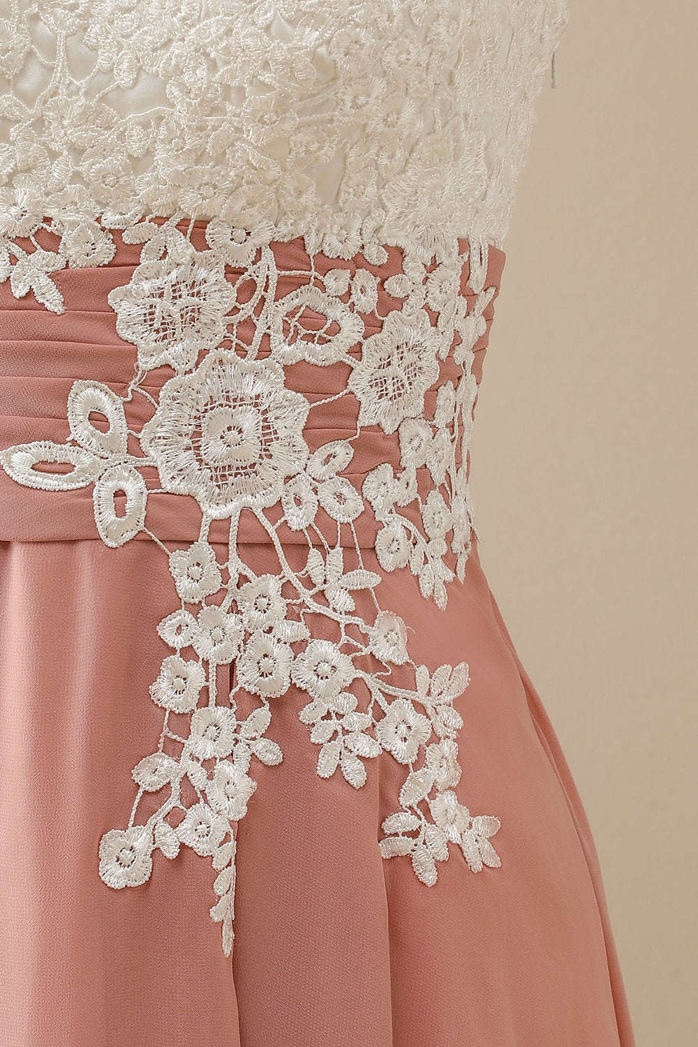 Robe Mère de Mariée Manches Courtes