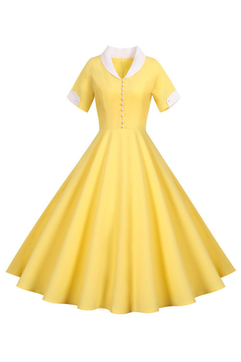 Robe 1950s bleu clair