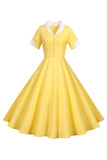 Robe 1950s bleu clair