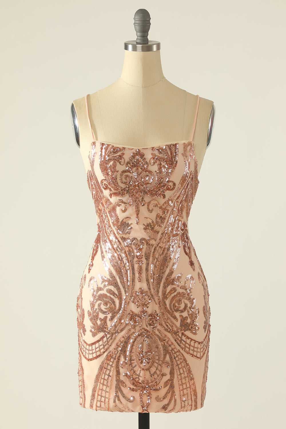 Robe De retour à paillettes marine