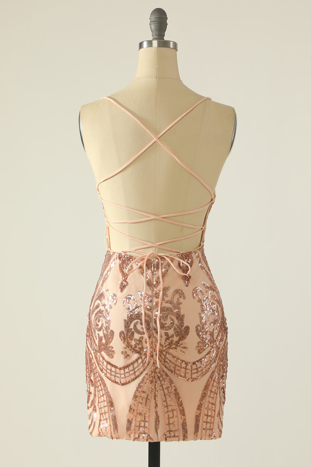 Robe De retour à paillettes marine