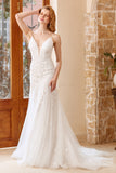 Mermaid Chruch Sweep Train Robe de mariée