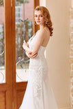 Mermaid Chruch Sweep Train Robe de mariée