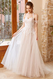 Appliques Tulle Halter Robe de mariée