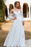Robe de mariée en organza blanc sur épaule