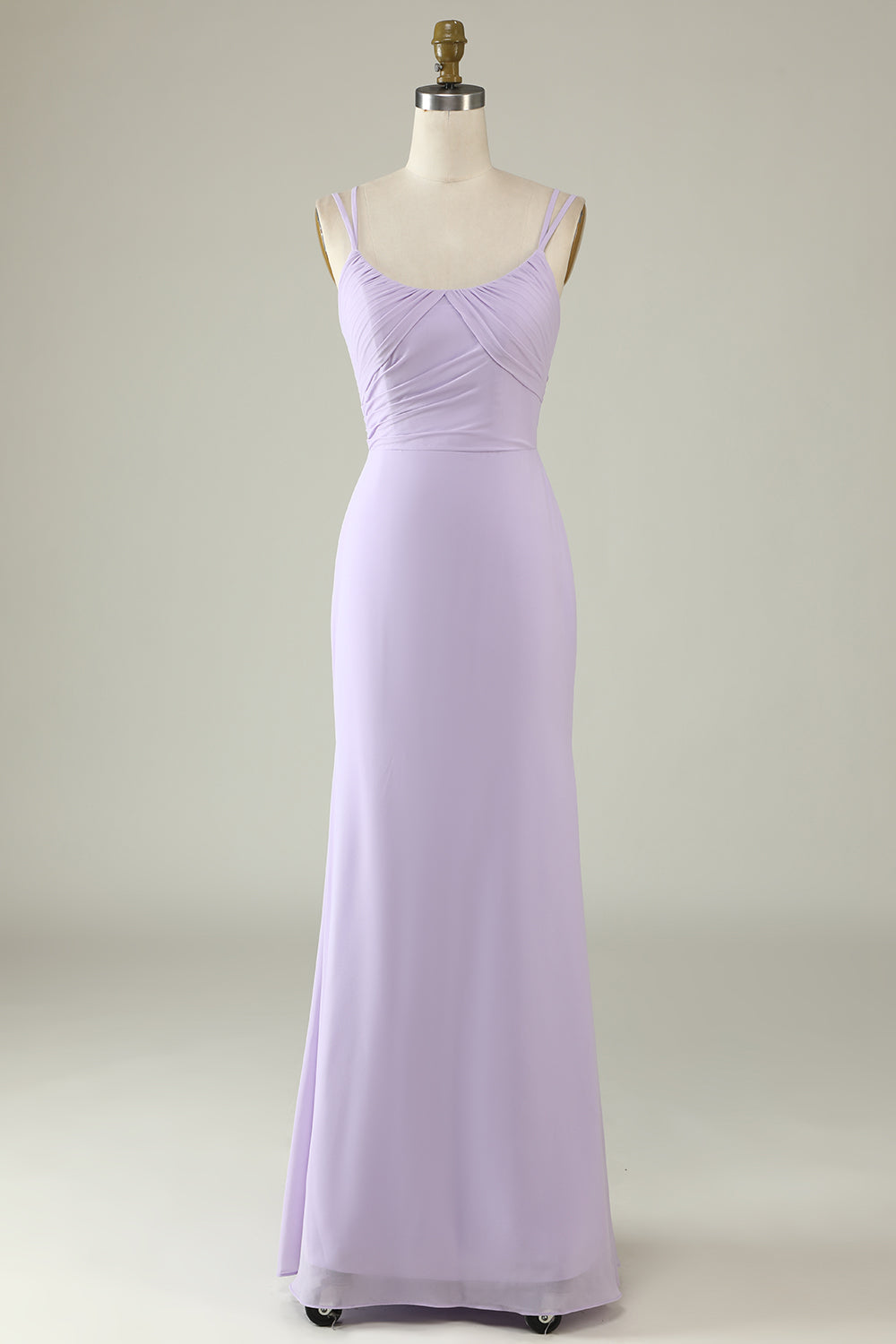 Robe de demoiselle d’honneur drapée Sage Green Sirène