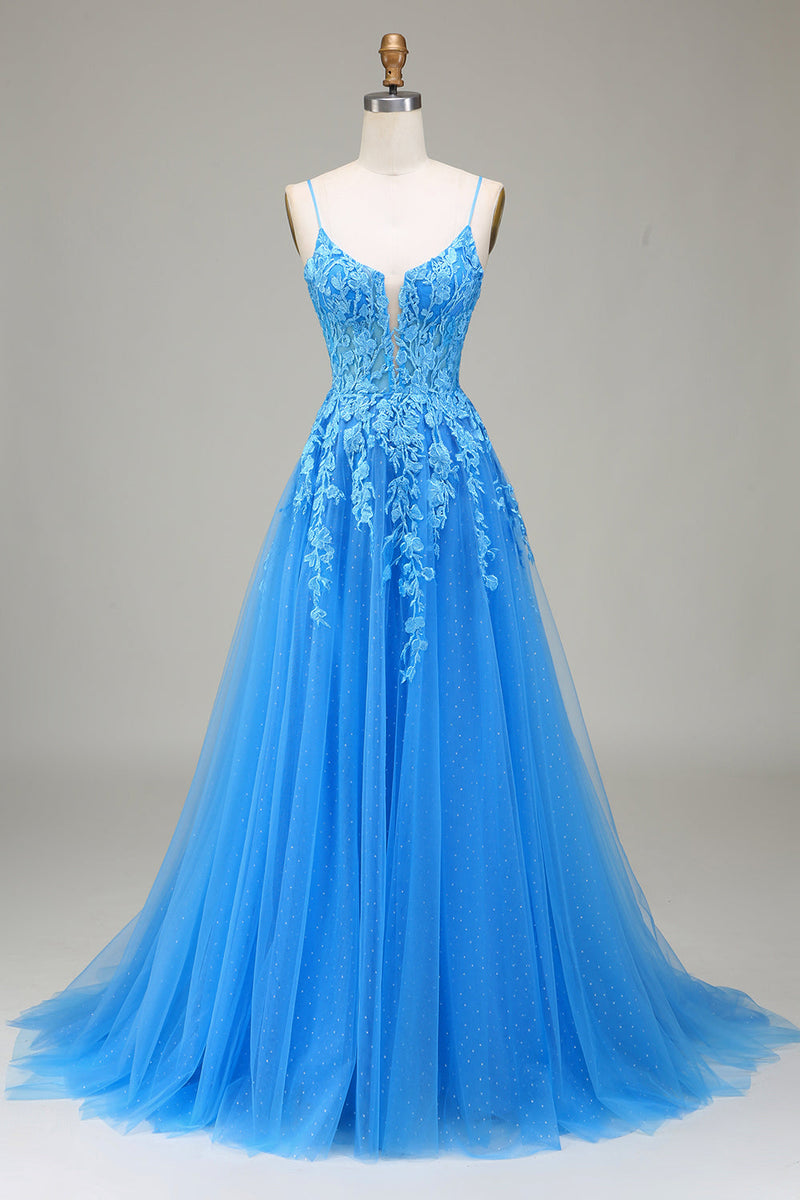 ZAPAKA Robe de soirée robe bleu royal longue moulante avec bretelles en  satin pour femmes robe sirène robe de bal – ZAPAKA FR