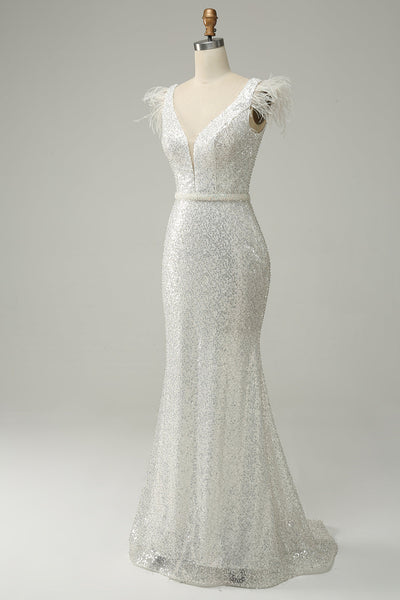 Robe Blanche à Paillettes Next Signature - Taille 12, En Chiffon & Paillettes