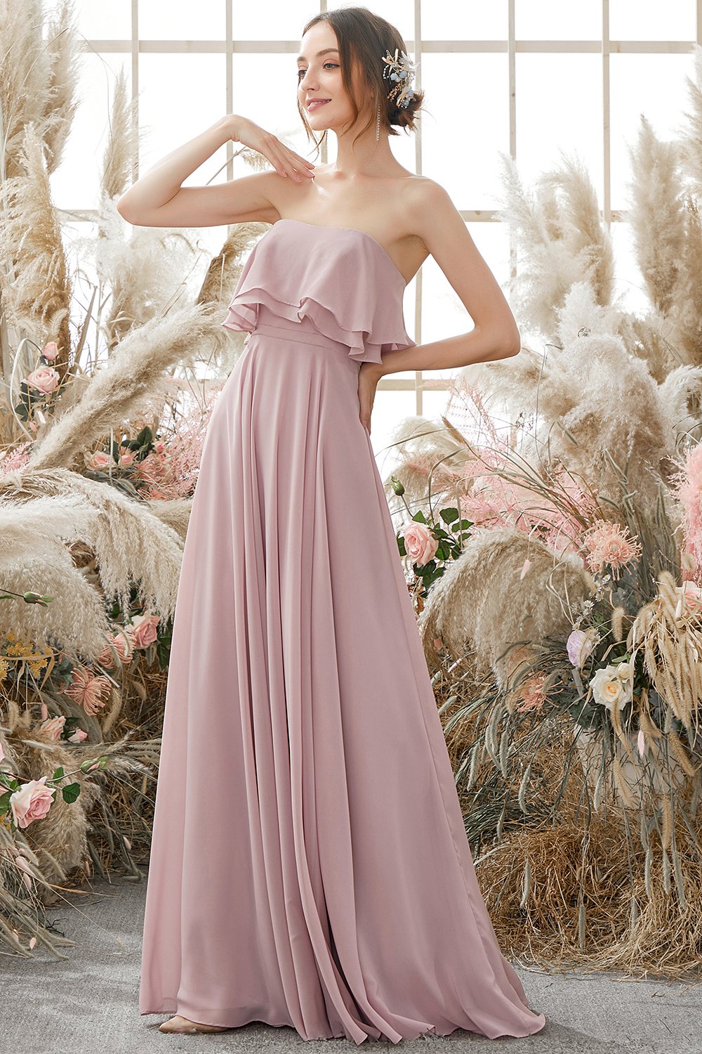 Robe de Demoiselle d'Honneur Élégante