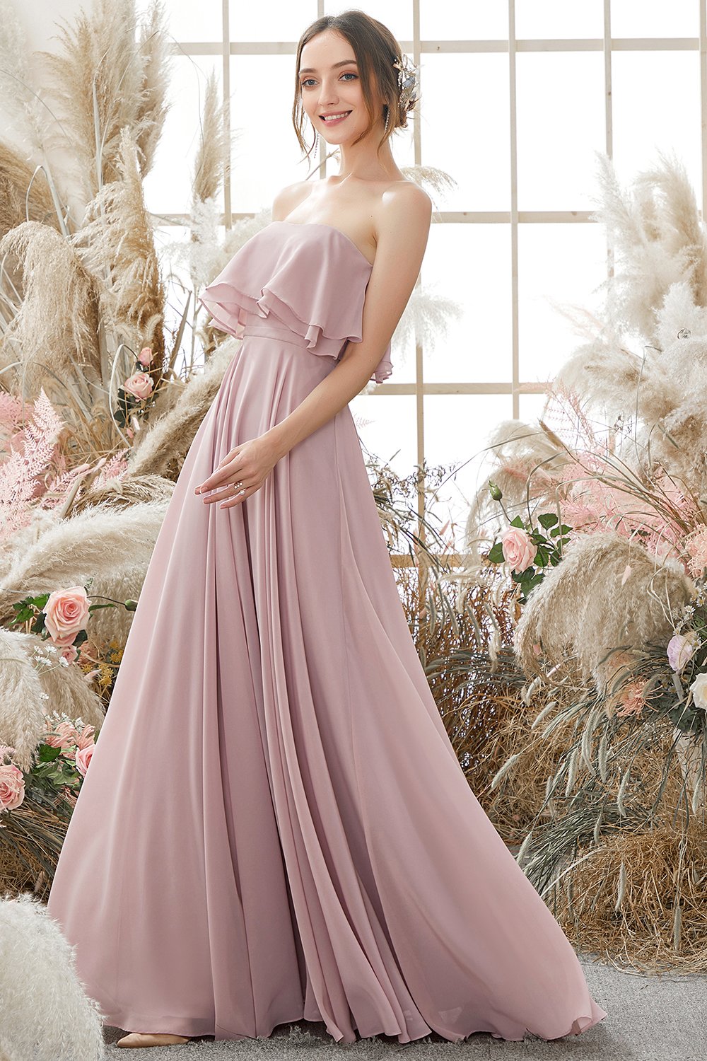 Robe de Demoiselle d'Honneur Élégante