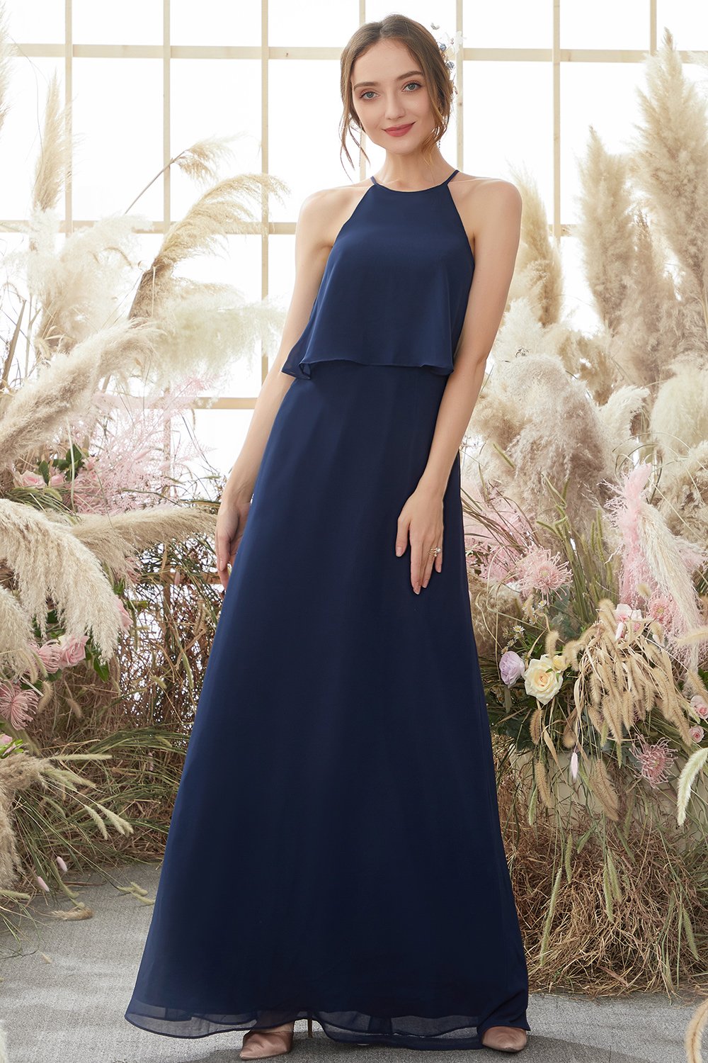 Robe de demoiselle d'honneur Marine