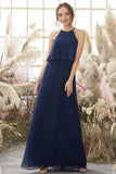 Robe de demoiselle d'honneur Marine