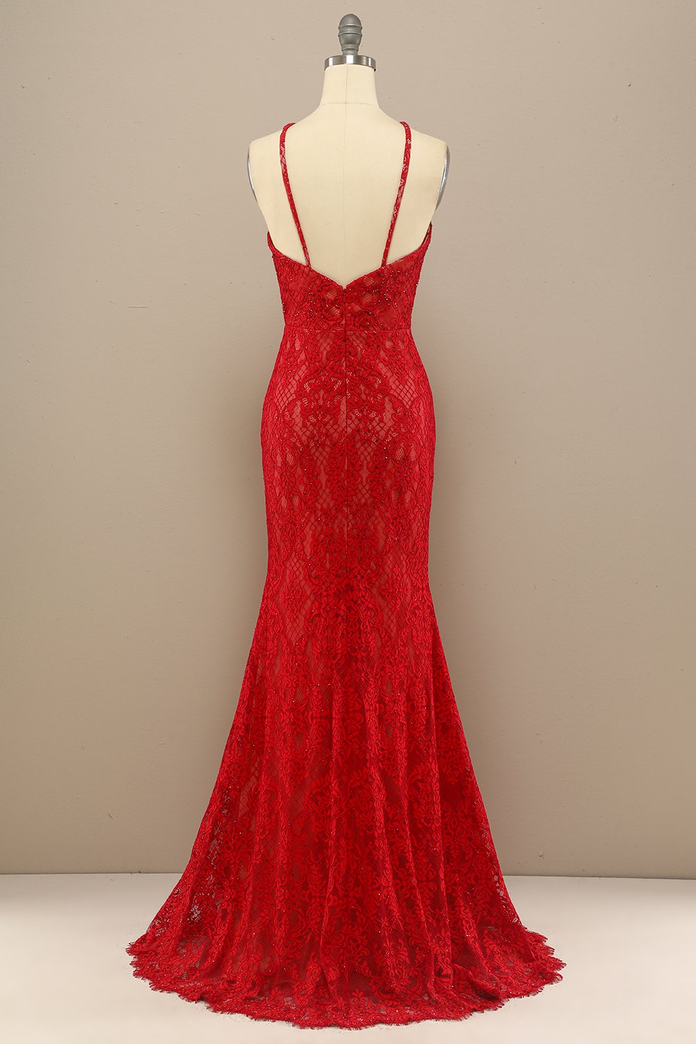 Marine sirène dentelle longue robe de bal