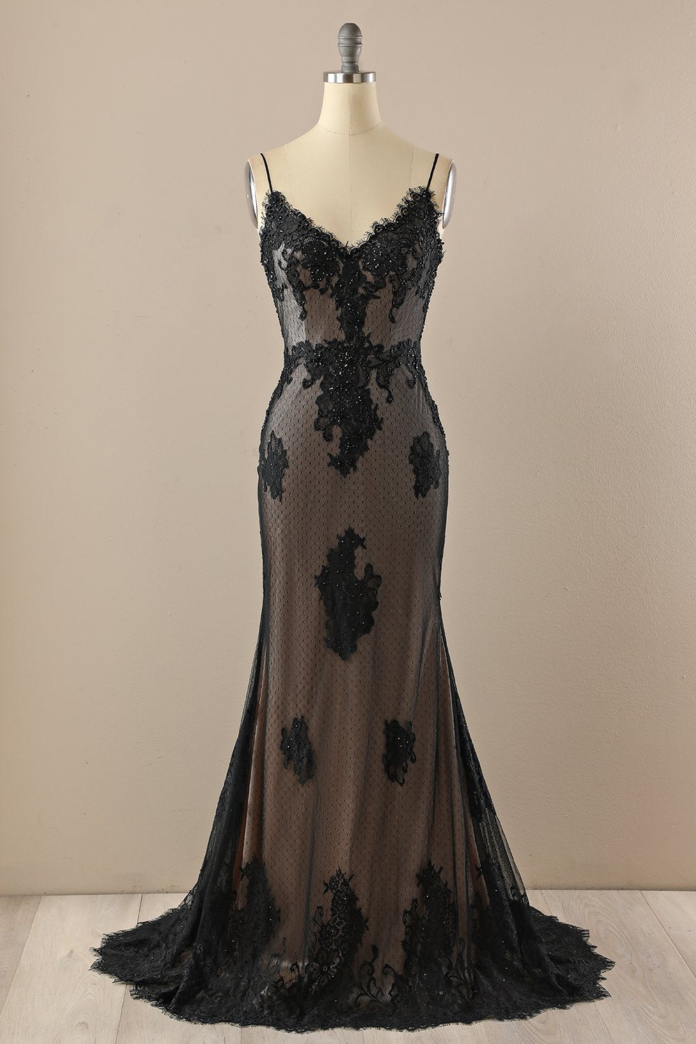 Robe noire de bal