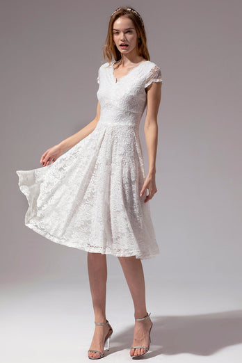 Pointe limitée dans le temps pour robe en dentelle blanche (1 pc - Style et couleur aléatoires)