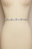 Ceinture blanche avec Rhinstone