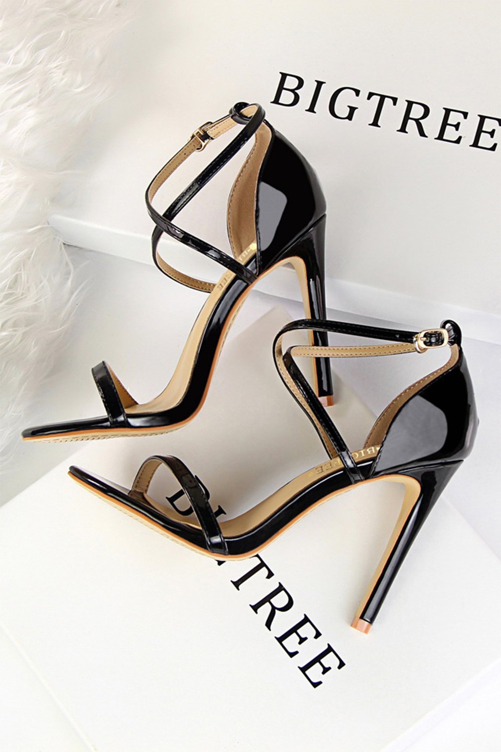 Sandales stiletto noires