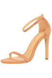 Talons aiguilles à l’abricot Strappy