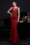 Robe de soirée longue abricot