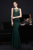 Robe de soirée longue abricot