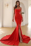 Robe noire de bal long de sirène d’amoureux