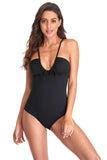 Halter Open Back Maillots de bain one-piece