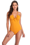 Halter Open Back Maillots de bain one-piece