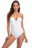Halter Open Back Maillots de bain one-piece
