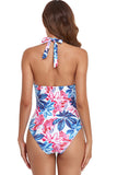 Maillot de bain imprimé One Piece Halter