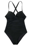 Maillot de bain one piece Halter Black
