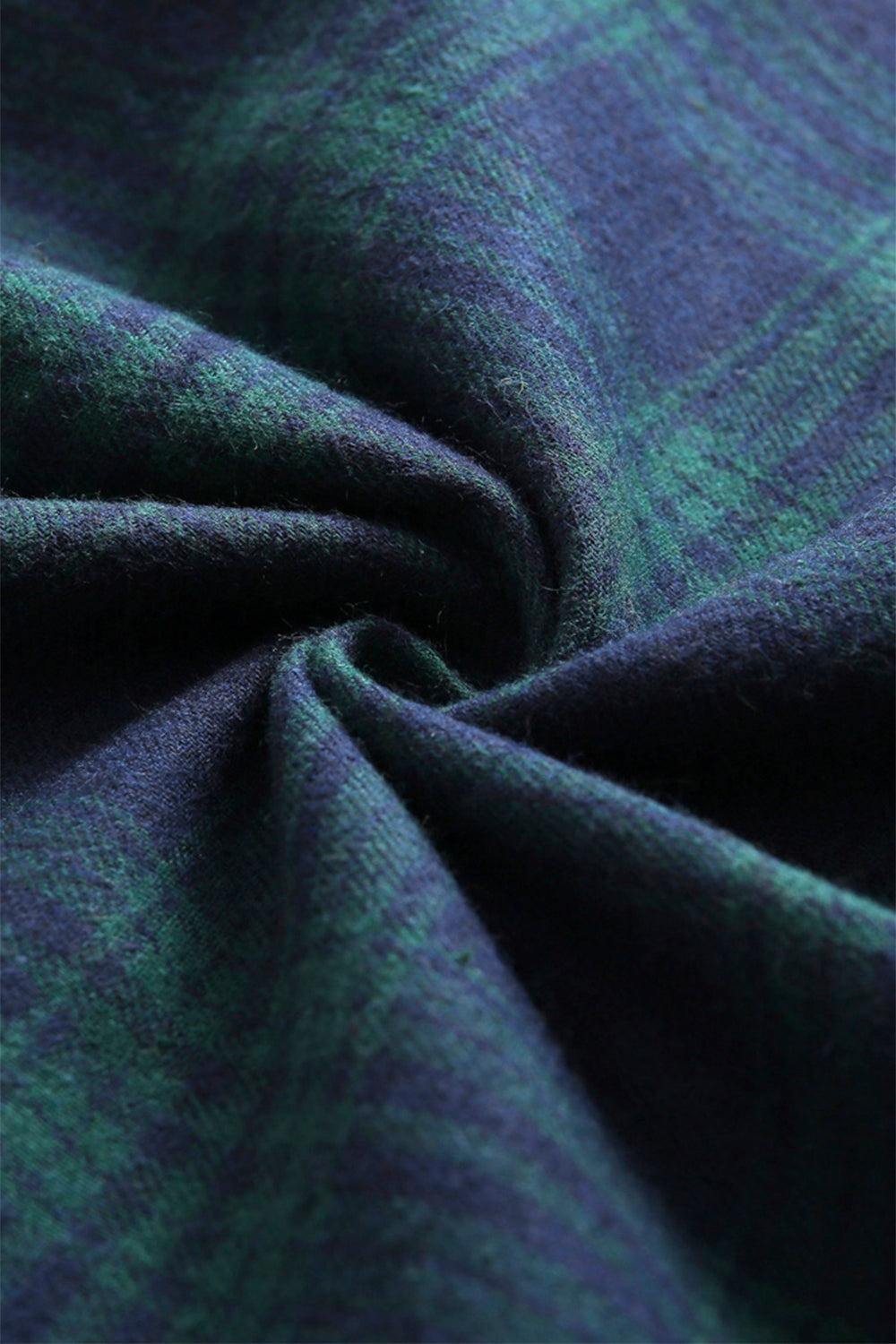 Robe à carreaux verts des années 1950