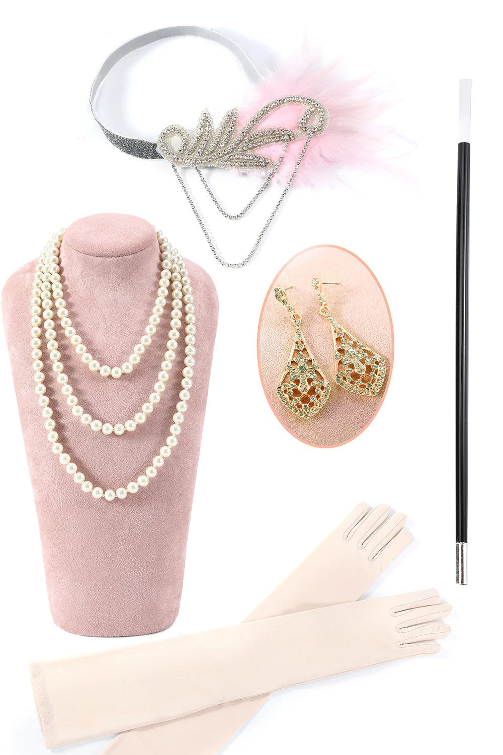 Ensembles d’accessoires de fête à thème des années 1920