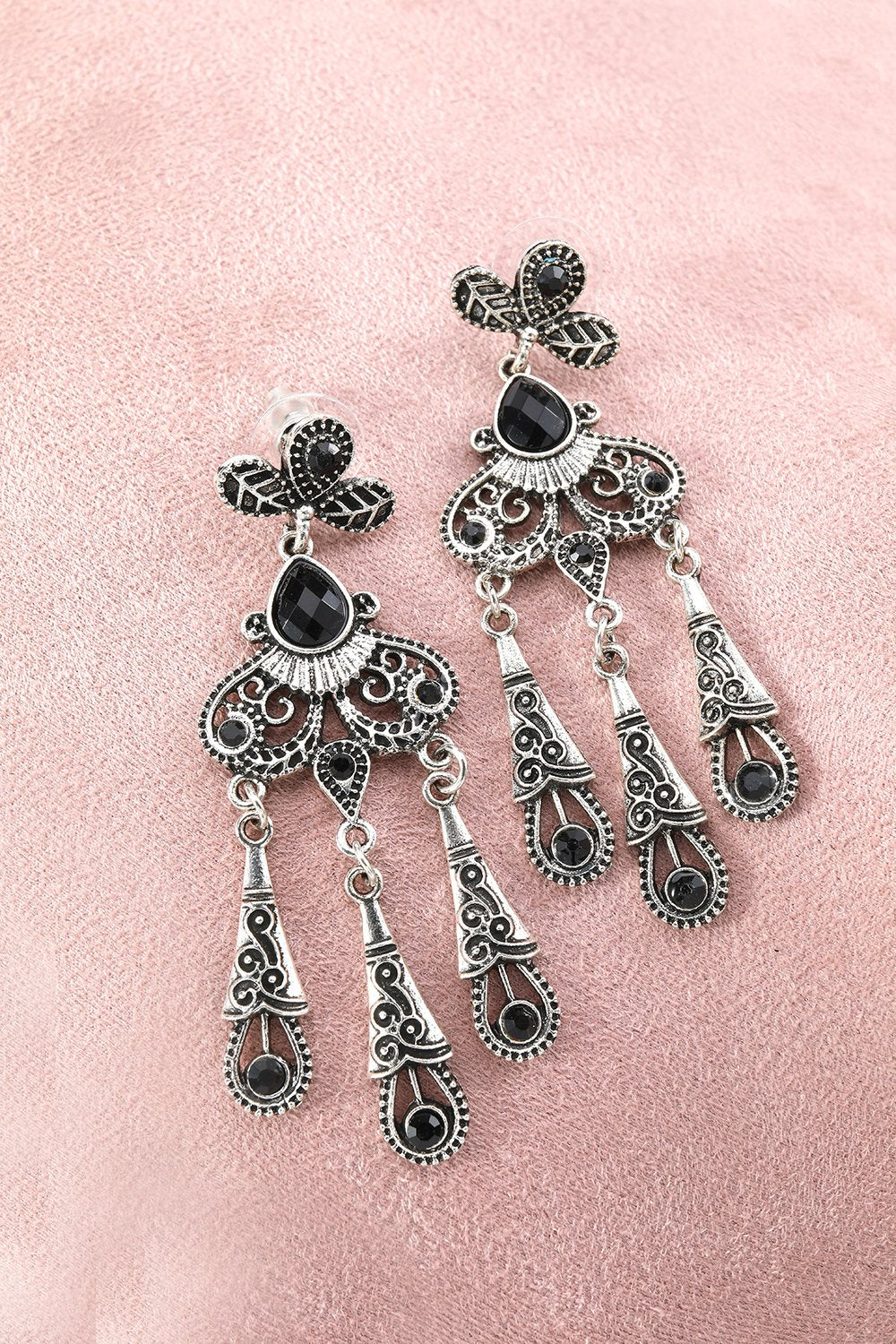 Ensemble d’accessoires flapper noir des années 1920