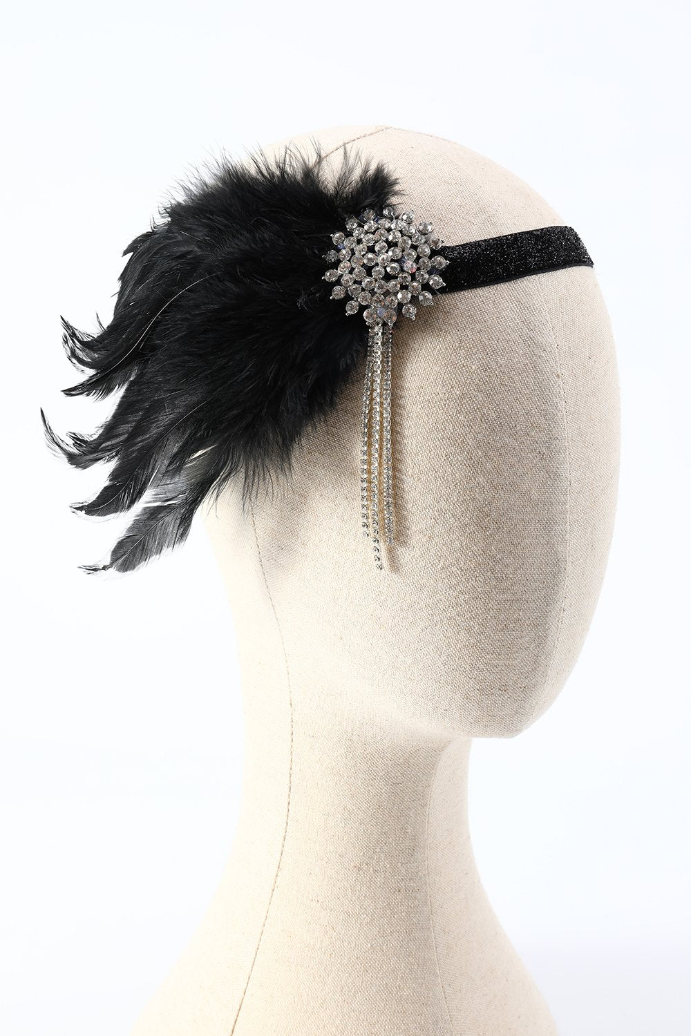 Ensembles d’accessoires de fête noirs des années 1920