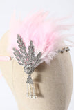 Bandeau de plumes noir des années 1920