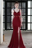 Robe formelle de bal longue sirène noire