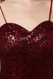 Bourgogne Sirène Paillettes Robe de fête