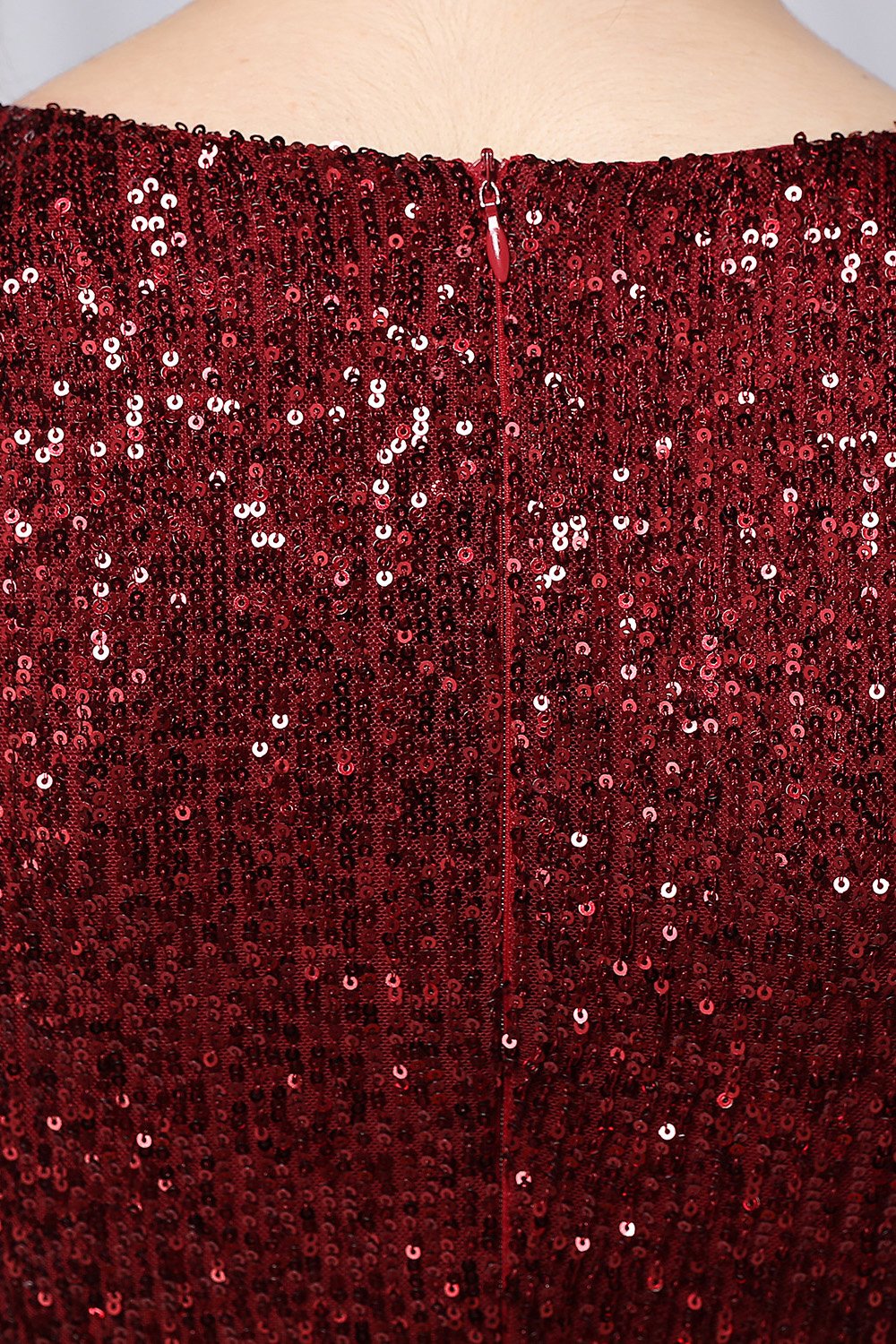 Bourgogne Paillettes & Robe cocktail velours