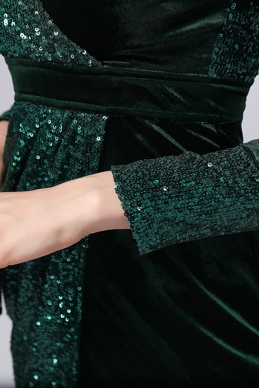 Bourgogne Paillettes & Robe cocktail velours