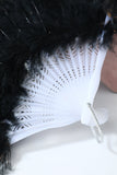 Accessoire des années 20 Peacock Feather Fan