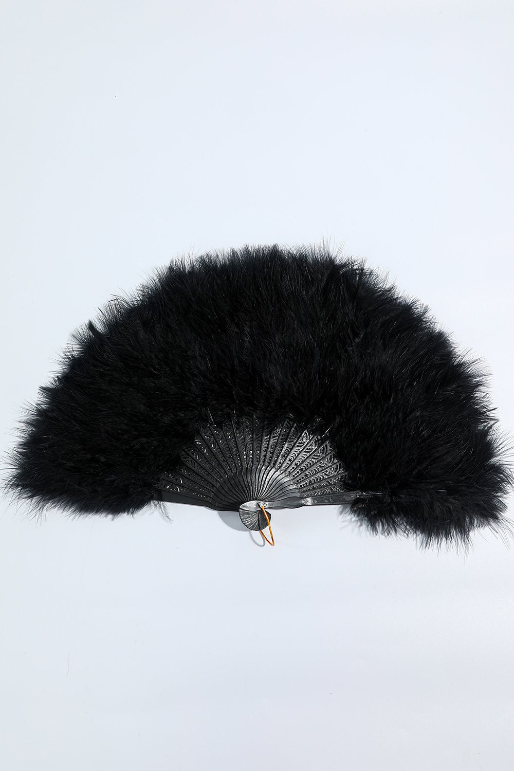 Gatsby Black Feather Ventilateur pliant