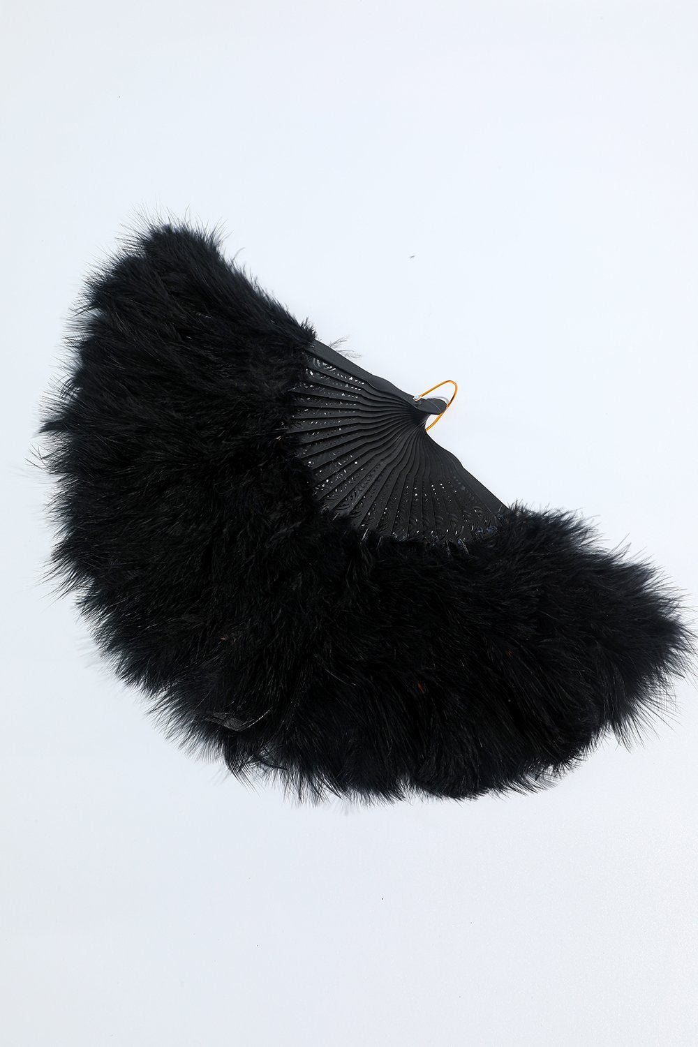 Gatsby Black Feather Ventilateur pliant