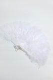 Gatsby Black Feather Ventilateur pliant