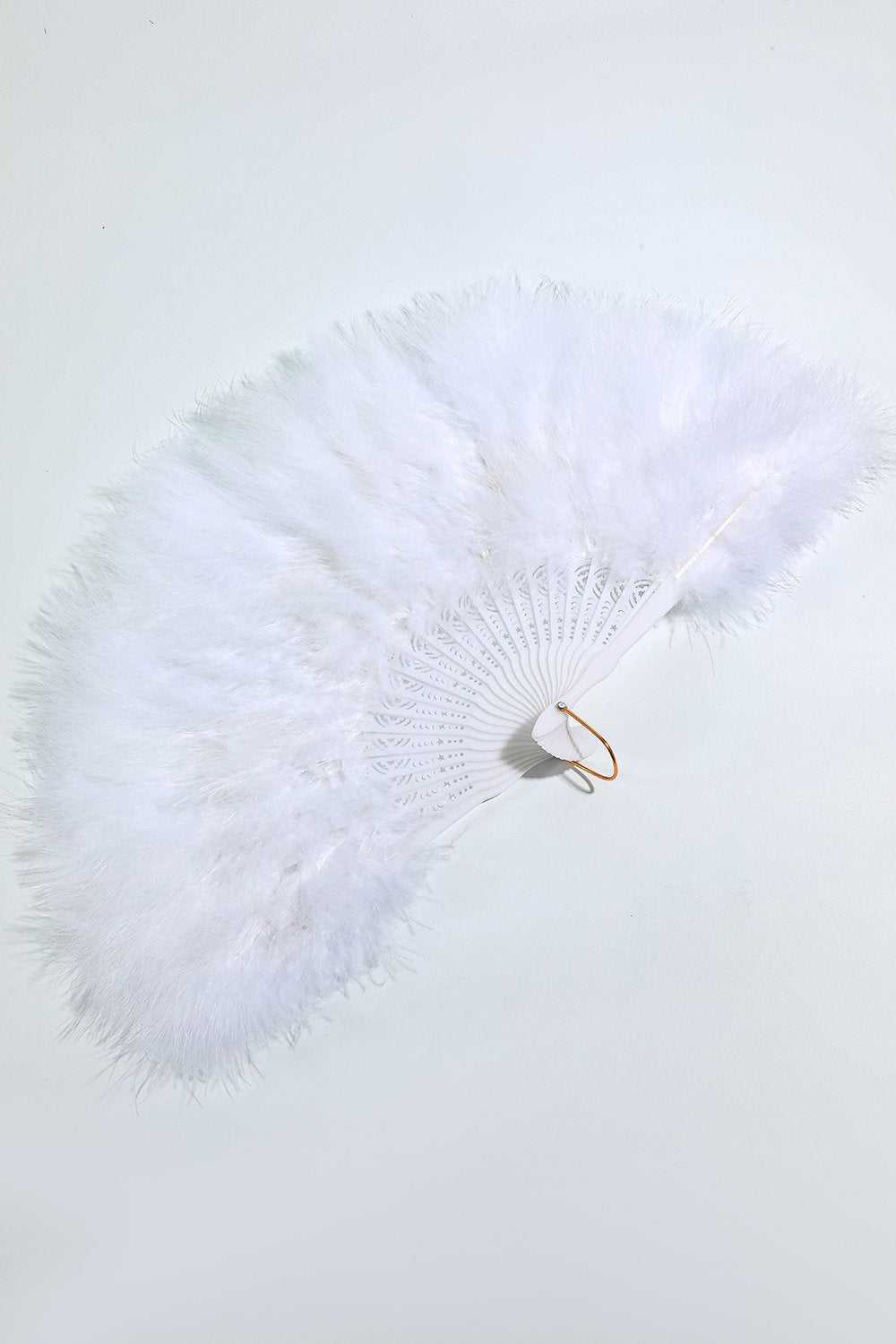 Gatsby Black Feather Ventilateur pliant