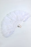 Gatsby Black Feather Ventilateur pliant