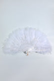 Gatsby Black Feather Ventilateur pliant