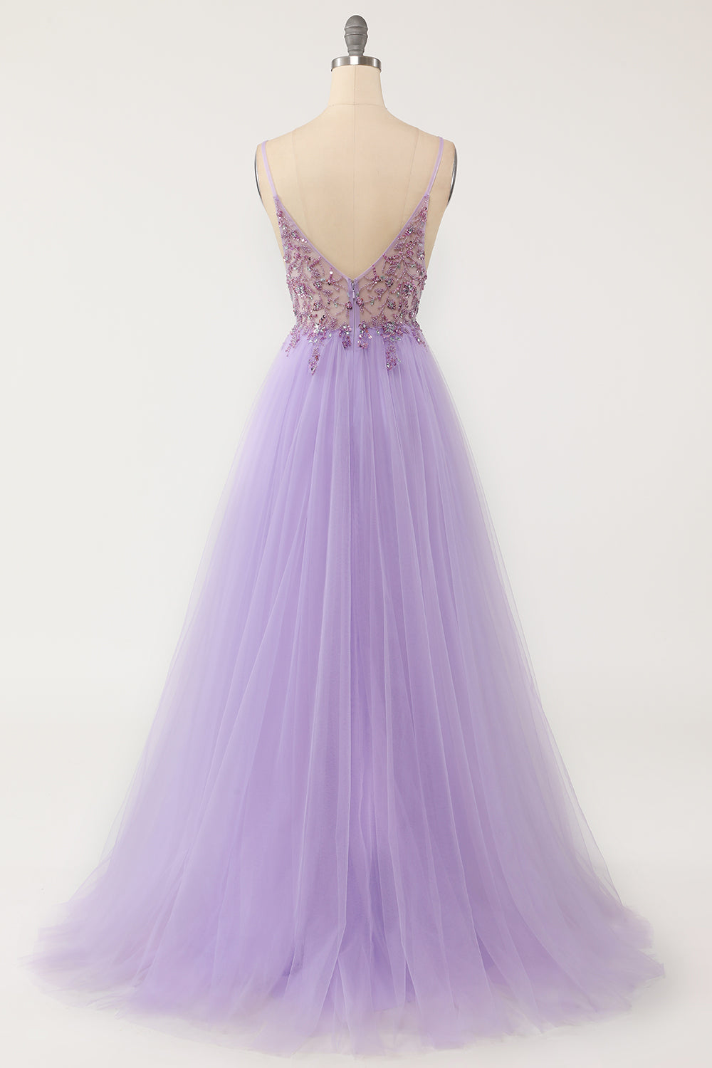 Robe de bal bleu clair en tulle