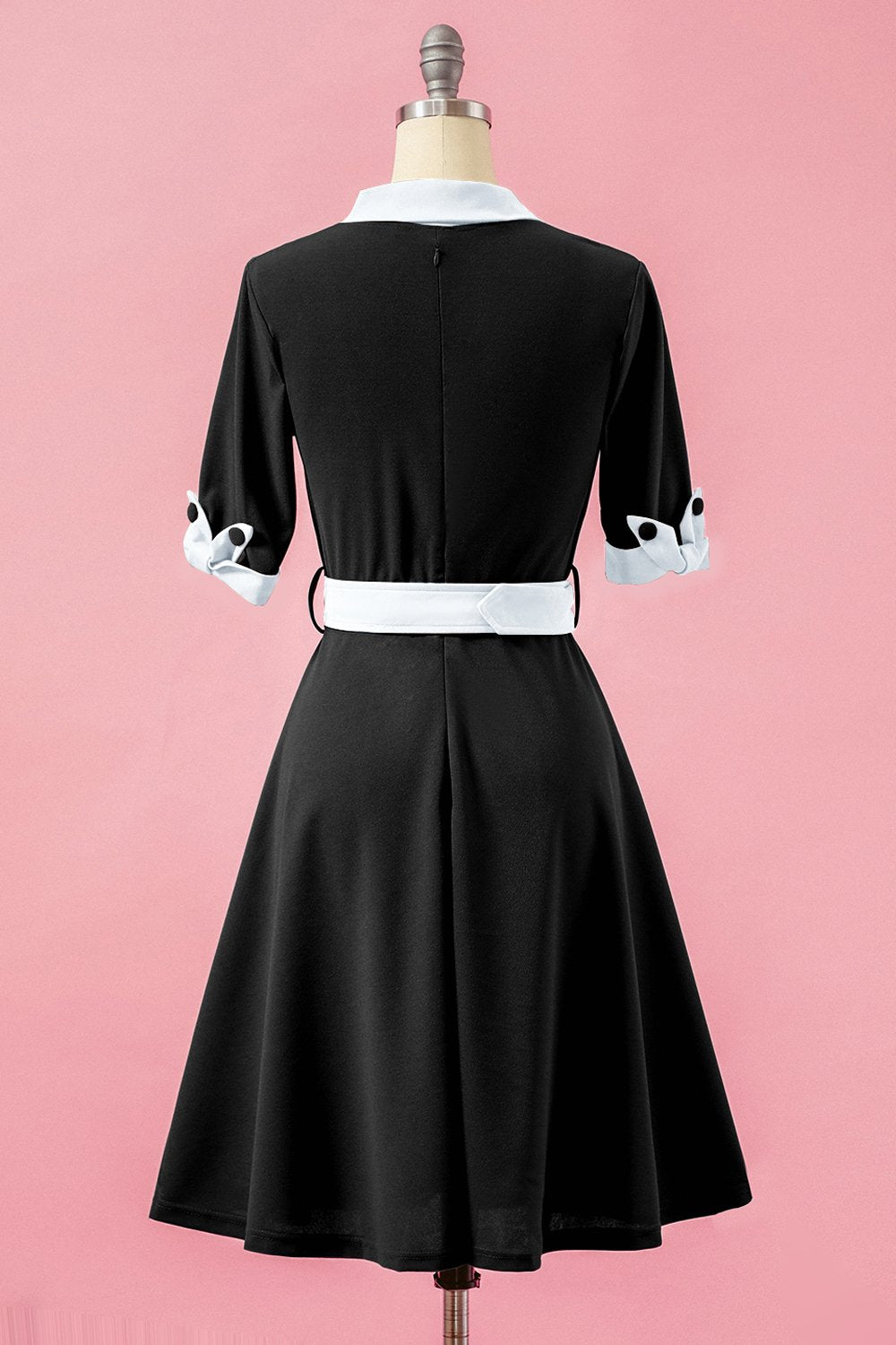 Robe verte col V