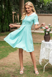 Robe 1950s bleu clair